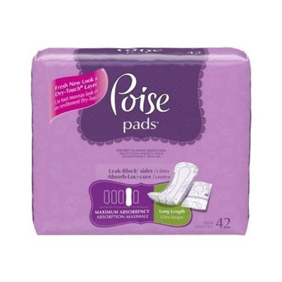 Poise Panty Liner 7.5 Inch Length Light Absorbency-Pack of 26