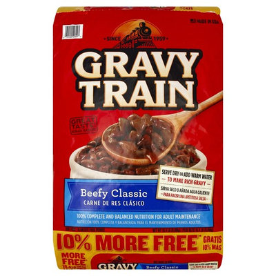 Gravy Train Beefy Classic Dry Dog Food, 15.4-Pound Bag