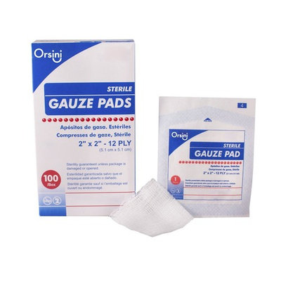 Orsini Sterile Woven Gauze Sponges, 2