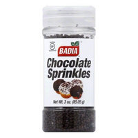 BADIA 87922 BADIA SPRINKLES CHOC - Case of 12 - 3 OZ