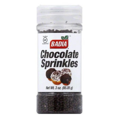 BADIA 87922 BADIA SPRINKLES CHOC - Case of 12 - 3 OZ