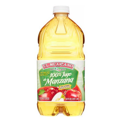 El Mexicano, 100% Apple Juice, 64 oz