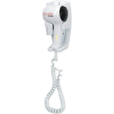 Andis Wall Mount 1600 Watt Hair Dryer White Direct Wire