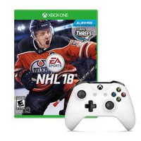 Microsoft Xbox One Controller in White with NHL 18