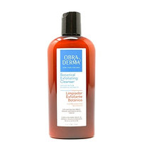 Obra Derma - Skin Care for Men - Botanical Exfoliating Cleanser - 4oz - Infused with 5 Botanical Extracts for Deep Cleaning Power - Limpiar Exfoliante Botanico