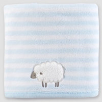 Baby Boys' Fluffy Fleece Blanket - Just One You® made by carter's Blue Sheep One Size