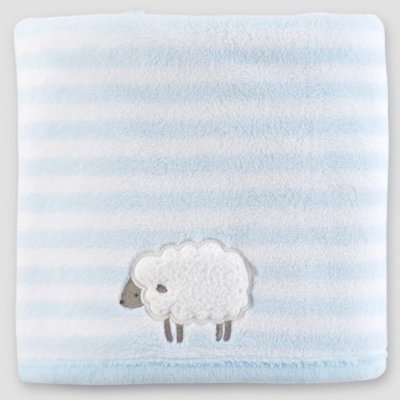 Baby Boys' Fluffy Fleece Blanket - Just One You® made by carter's Blue Sheep One Size