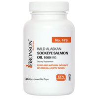 Bronson Vitamins Sockeye Salmon Oil 1000 mg Softgels