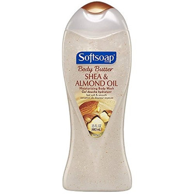 Softsoap Body Butter Shea & Almond Oil Moisturizing Body Wash, 15 Fl O -