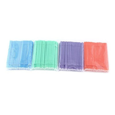 Yosoo 400Pcs Disposable Micro Eyelash Brushes, 3 Size Makeup Brush Bendable Micro Mascara Applicators for Women Eyelash Extension Swab Micro Brush Beauty Tools