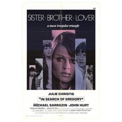 Pop Culture Graphics In Search of Gregory Poster Movie 11 x 17 In - 28cm x 44cm Julie Christie Michael Sarrazin John Hurt Adolfo Celi Paola Pitagora