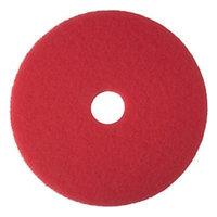 3m Buffer Pad, Removes Scuff Marks, 16, 5/CT, Red
