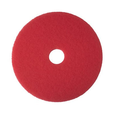 3m Buffer Pad, Removes Scuff Marks, 16, 5/CT, Red