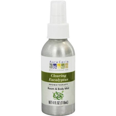 Aura Cacia Aromatherapy Mist Awakening Clearing Eucalyptus Harvest, 4 OZ