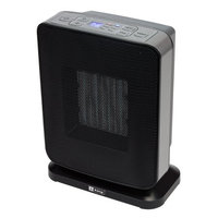 King Electric 1500-Watt Ceramic Electronic Portable Heater with Gfci Plug Black