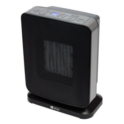 King Electric 1500-Watt Ceramic Electronic Portable Heater with Gfci Plug Black
