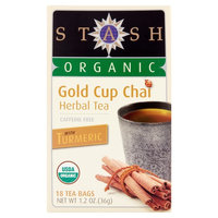 Stash Organic Gold Cup Chai Herbal Tea, 18 count, 1.2 oz, 6 pack