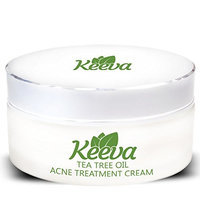 Keeva Organics Tea Tree Oil for Acne Treatment - 1 Step Natural Formula Fights Blemishes, Spots, Scars, Cystic Bumps, Blackheads & Bacne