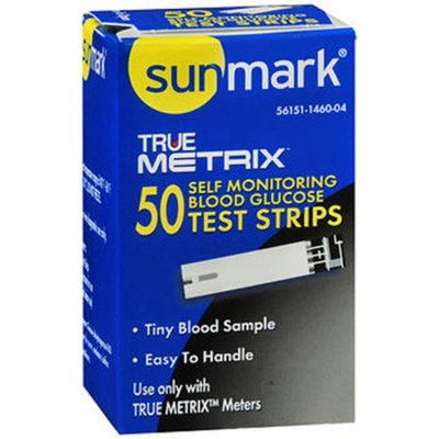 Sunmark True Metrix Self Monitoring Blood Glucose Test Strips - 50 ct