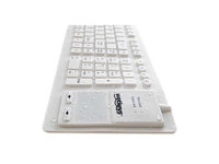 WETKEYS FULL-SIZE KEYBOARD W/TP WATERPROOF TOUCHPAD WHITE