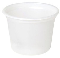 DIXIE P010BB Souffle Cup,1 oz, Translucent, PK4800