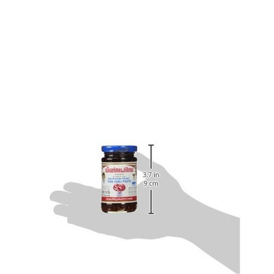 Mae Pranom Thai Chili Paste (Nam Prik Pao) 4 Oz. X 1 Jars