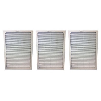 Crucial Air Set of 3 Deluxe 500/600 Series Blueair Air Purifier Filters with Built-In Odor Neutralizing Particle Pre-Filter; Fits Blueair 501, 503, 550E, 601, 603, 650E mod