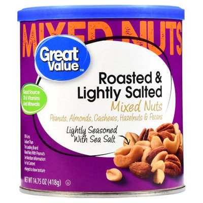 Great Value Roasted & Lightly Salted Mixed Nuts