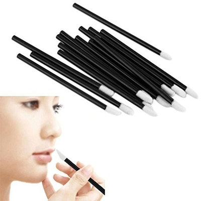 Yoyorule Lip Brushes, 100PCS Disposable Lip Brushes Lipstick Gloss Wands Applicator Perfect Makeup Tool Kits
