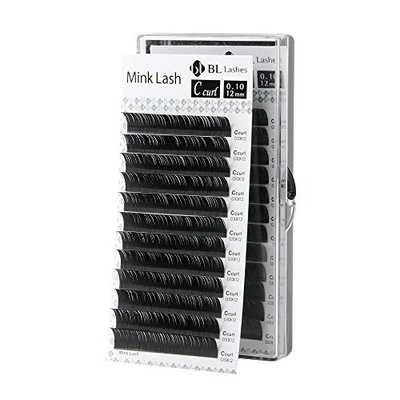 Eyelash Extension BL Mink Lash C Curl Thickness 0.10mm (0.10X14mm)