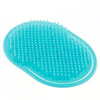 Green Hair Brush Scalp Clean Massage Massager Comb Head Care Salon YG