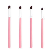 Cosmetics Blending Set,Vovomay 4PCS Wooden Makeup Brush Set Eye Shadow Brush Cosmetics Blending Brush Tool