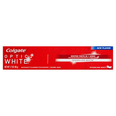 Colgate Optic White Whitening Toothpaste, Sparkling Mint - 1.7 oz