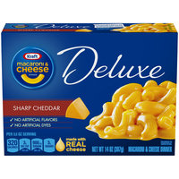 Kraft Deluxe Sharp Cheddar Macaroni & Cheese Dinner