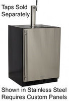 Marvel ML24BNP2RP 24 Custom Panel Undercounter Built-In Beer Dispenser - Right Hinge