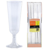 Hanna K Signature 2185120 Heavyweight 5 oz Champagne Flute - Pack of 24 & 20 per Pack