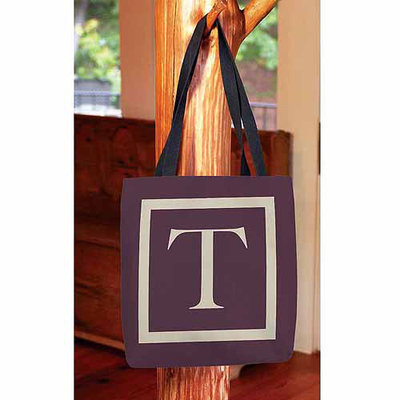 Thumbprintz - Classic Block Monogram Tote Bag