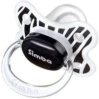 Sonison Simba P18011 Zebra Stripes Pacifier, 6 Months and Up