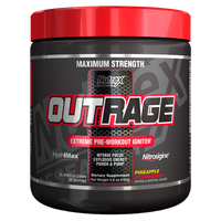 Nutrex Research OUTRAGE Extreme Pre-Workout Igniter, Pineapple Strawberry, 5.8 Oz