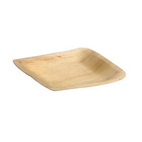 PacknWood Palm Leaf Sqare Plate, 10