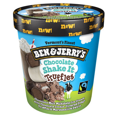 Ben & Jerry's Ice Cream Chocolate Shake It Truffles 16 oz