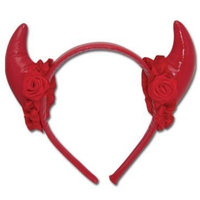 Devil Horn: Rose Headband