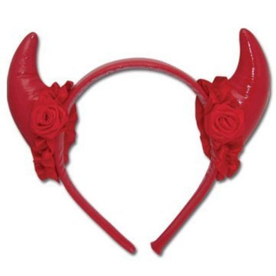 Devil Horn: Rose Headband