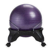 Gaiam Backless Classic Balance Ball Chair, Purple