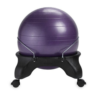 Gaiam Backless Classic Balance Ball Chair, Purple