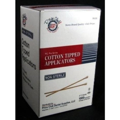 Value-Pack 3,000 x 3 (Inches) Cotton-Tipped Applicator / Cotton swab / Q-Tips by PCDS