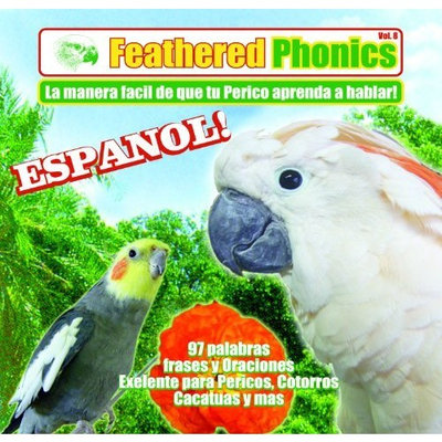 Pet Media Feathered Phonics Volume 8: Teach Your Bird Espanol