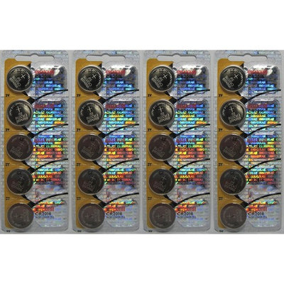 20 Maxell Batteries Cr2016 3v Lithium, New hologram packaging that guarantees authenticity