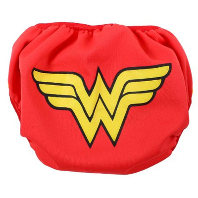 Bumkins DC Comics Swim Diaper, Wonder Woman Icon, Small