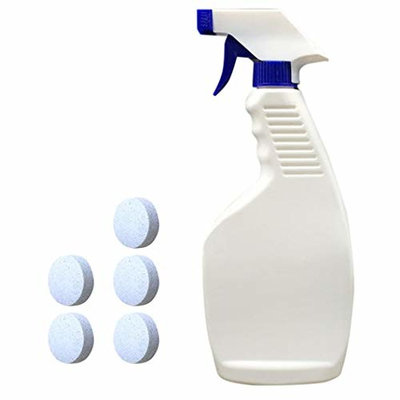 Glass Cleaner, Staron Premium Cars Glass Cleaner Multifunctional Effervescent Spray Cleaner Car Cleaning Watering Can Windshield Glass Cleaning Tool